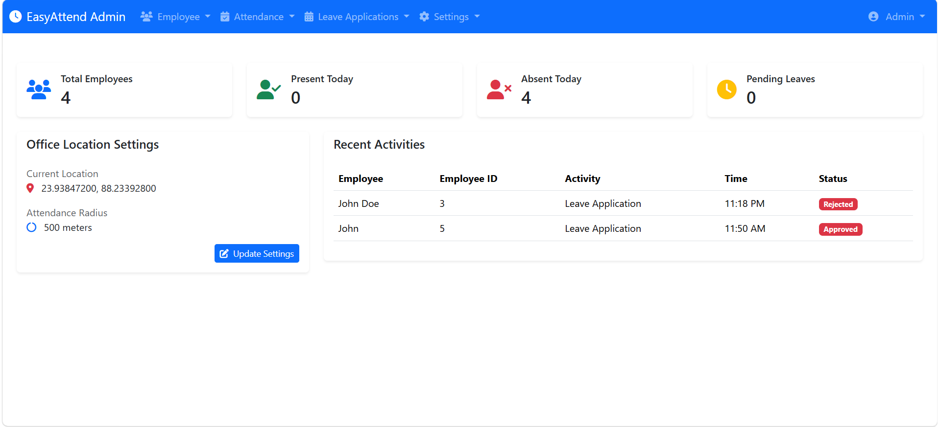 Attendance Management Software